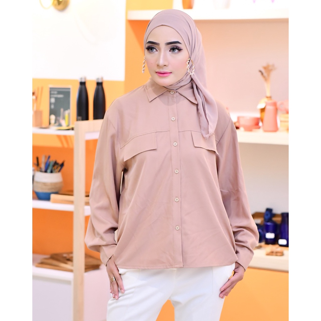 KEMEJA BLOUSE SHAKILA IMPOR PREMIUM TERBARU