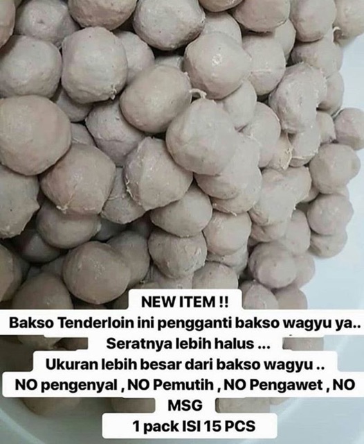 

Bakso tenderloin sapi