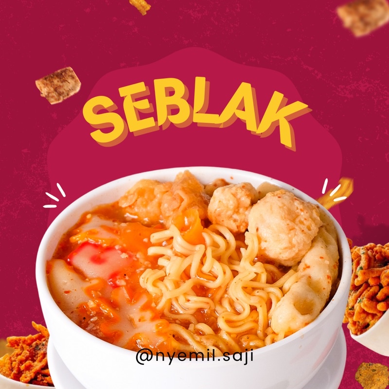 [PROMO!] SEBLAK INSTAN SIAP SAJI TERENAK TERMURAH by @NYEMIL.SAJI (KEMASAN BARU)