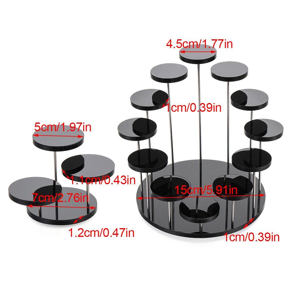 Top Acrylic Display Stand Tempat Makanan Penutup Alat Kue Cupcake Stand