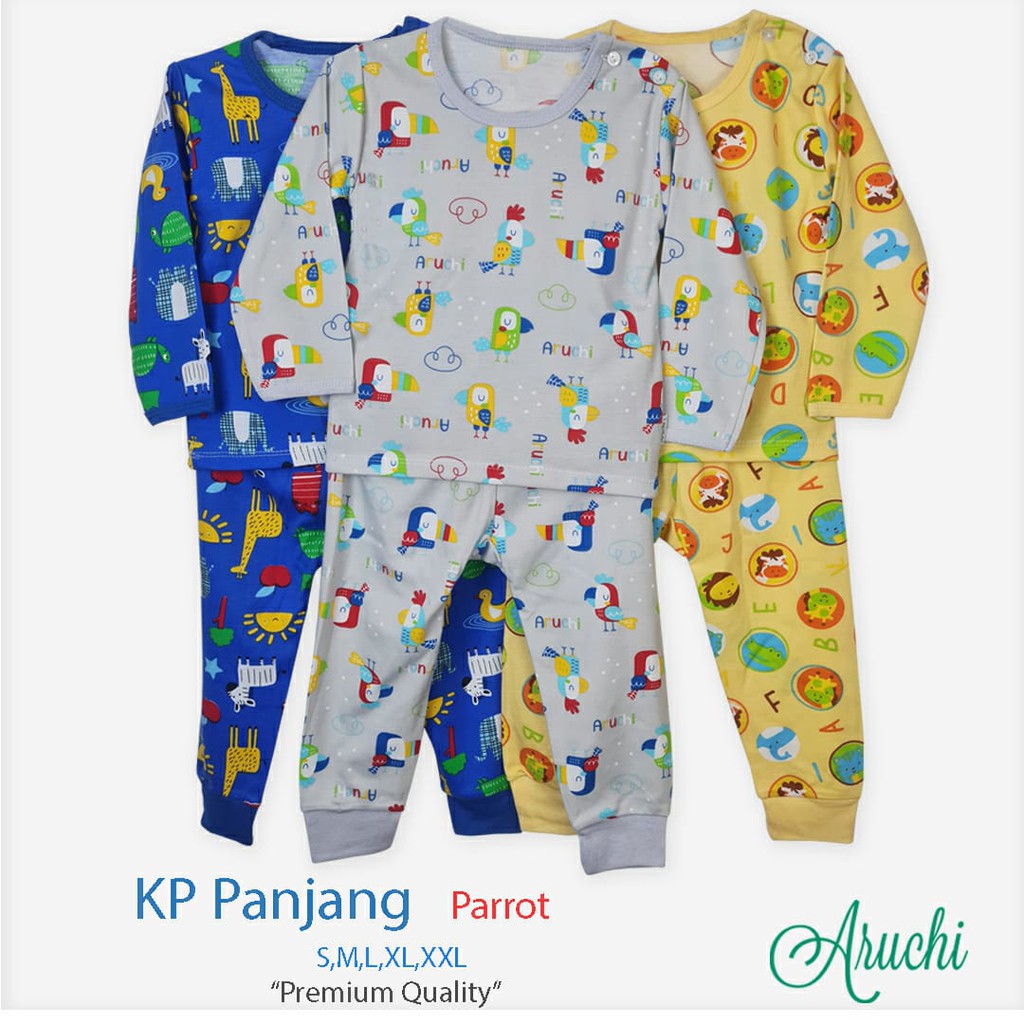 Aruchi Baby setelan Piyama PANJANG Motif / Piyama Anak