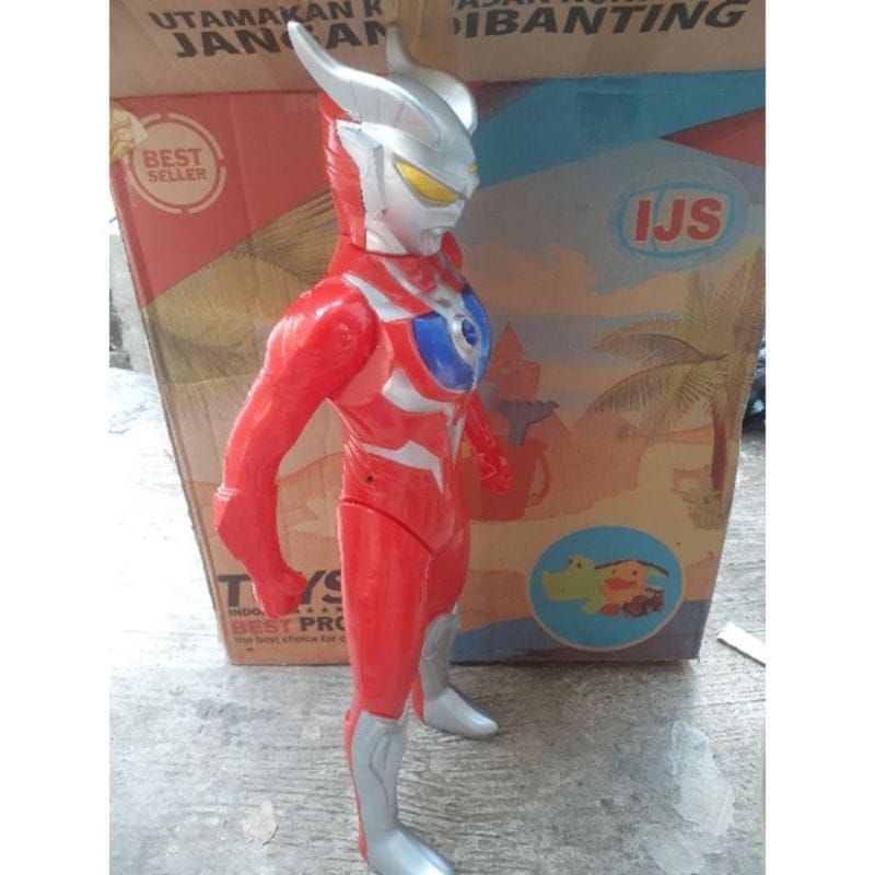 (BISA COD) ULTRAMAN BESAR JUMBO ZERO/GINGGA LAMPU+SUARA