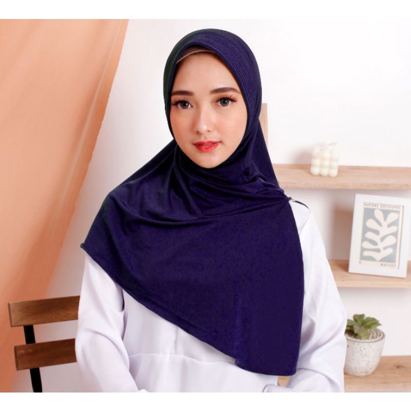 Bergo Arzety Jersey by Bnb Jilbab Pet Belah Samping