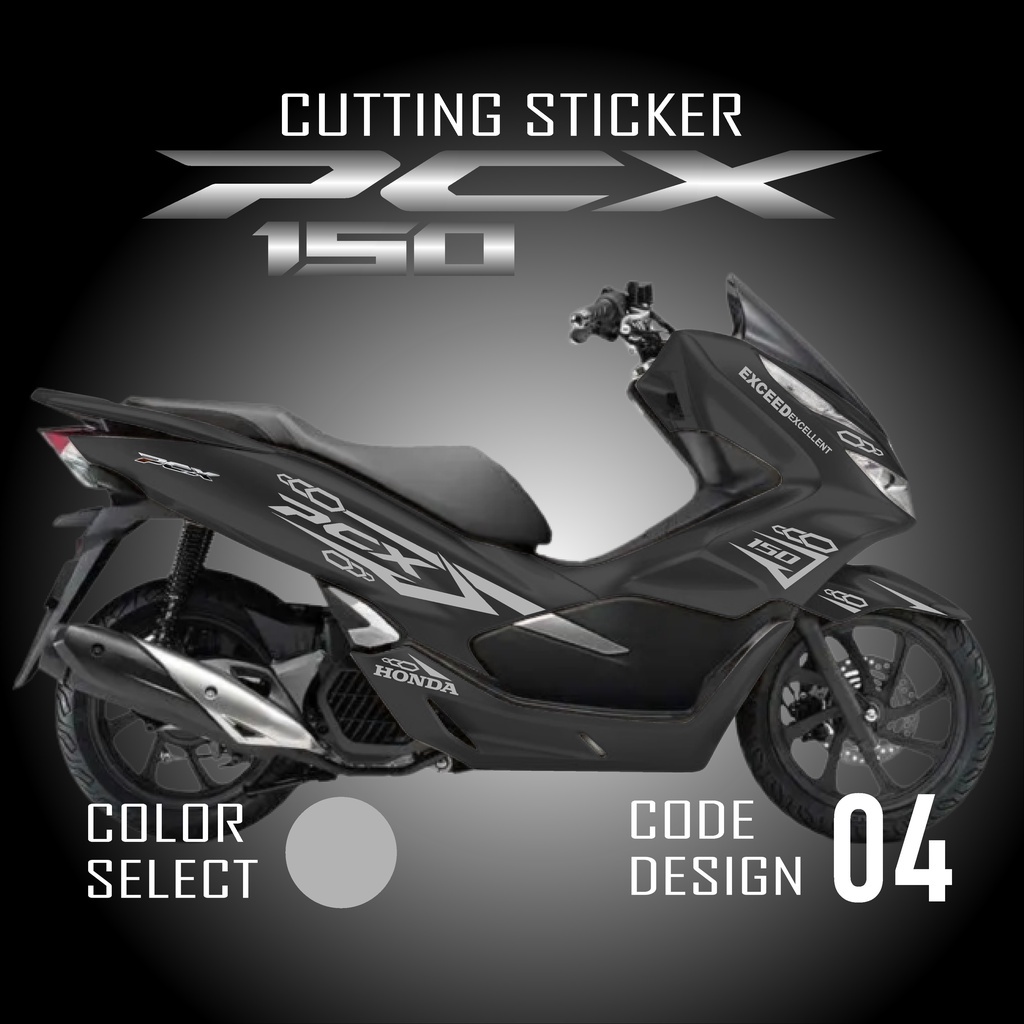 COD Cutting Sticker PCX 150 New - Stiker Striping Lis Timbul Variasi Motor Honda New PCX 150 Warna S