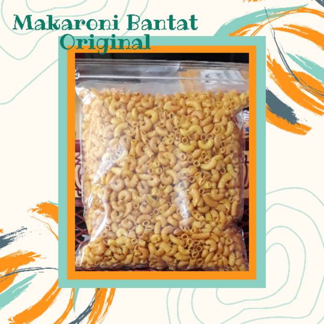 TERMURAH 250gr MAKARONI BANTAT ORIGINAL / SNACK KILOAN MURAH