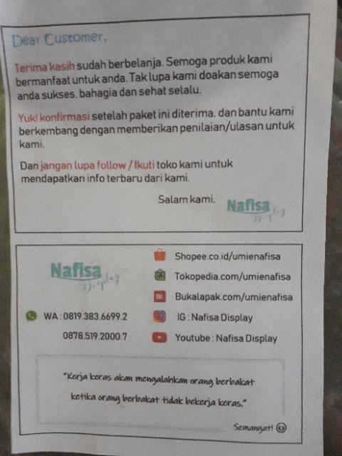 Cover Baju Anak 45x68 Anti Debu Mika Plastik Transparan Pelindung Pakaian Gantung Nafisa Display