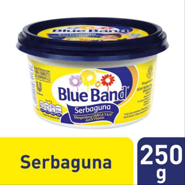

250 gram Mentega Blue band blueband serbaguna