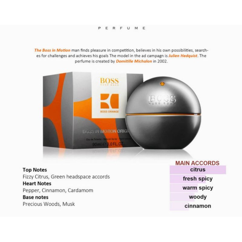 parfum Hugo boss In Motion refill