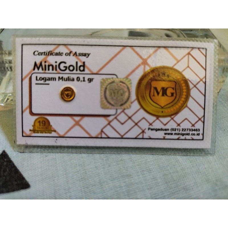 MINI GOLD,EMAS MINI,LOGAM MULIA,ANTAM