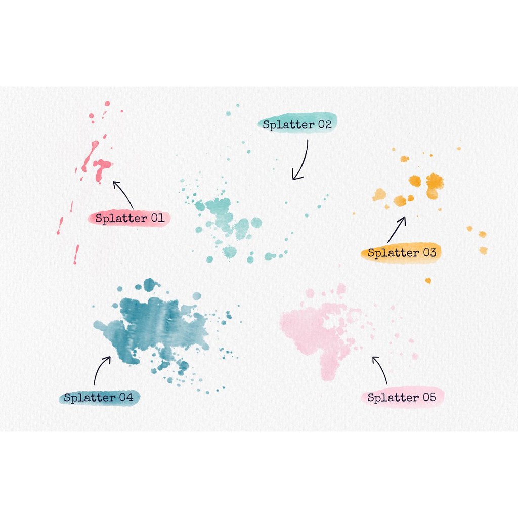 Procreate Brush - Splatter &amp; Speckle Procreate Brushes
