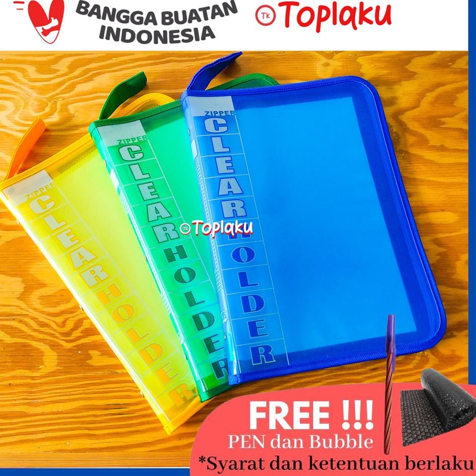 

[24] Topla Clear Holder F4 Map Dokumen Keeper Resleting Anti Air Document Keeper Berkas Map Ijazah Display Book Bag Tas Organizer Kantor File Folder Sertifikat Tempat Dokumen Penting Plastik mchk270