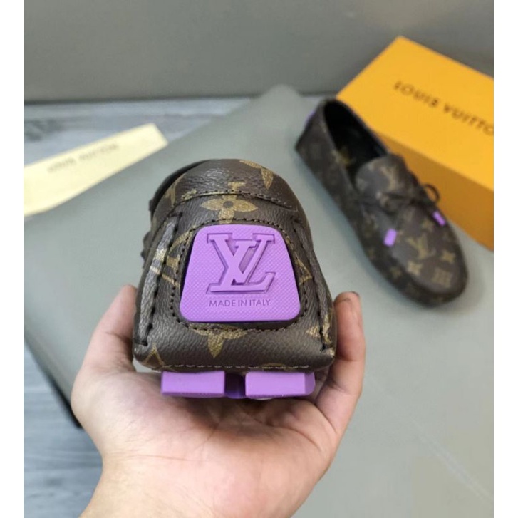 sepatu pria lv slip on men shoes loafer slide New P1SHOES
