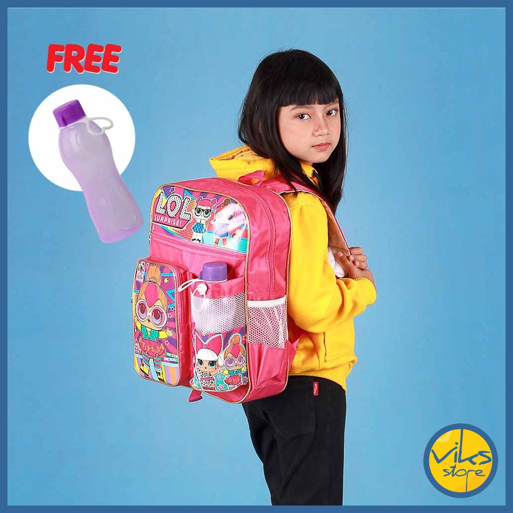 Tas Sekolah Anak Perempuan |Tas Punggung | Tas Ransel | Backpack Premium Quality Infikids Lol