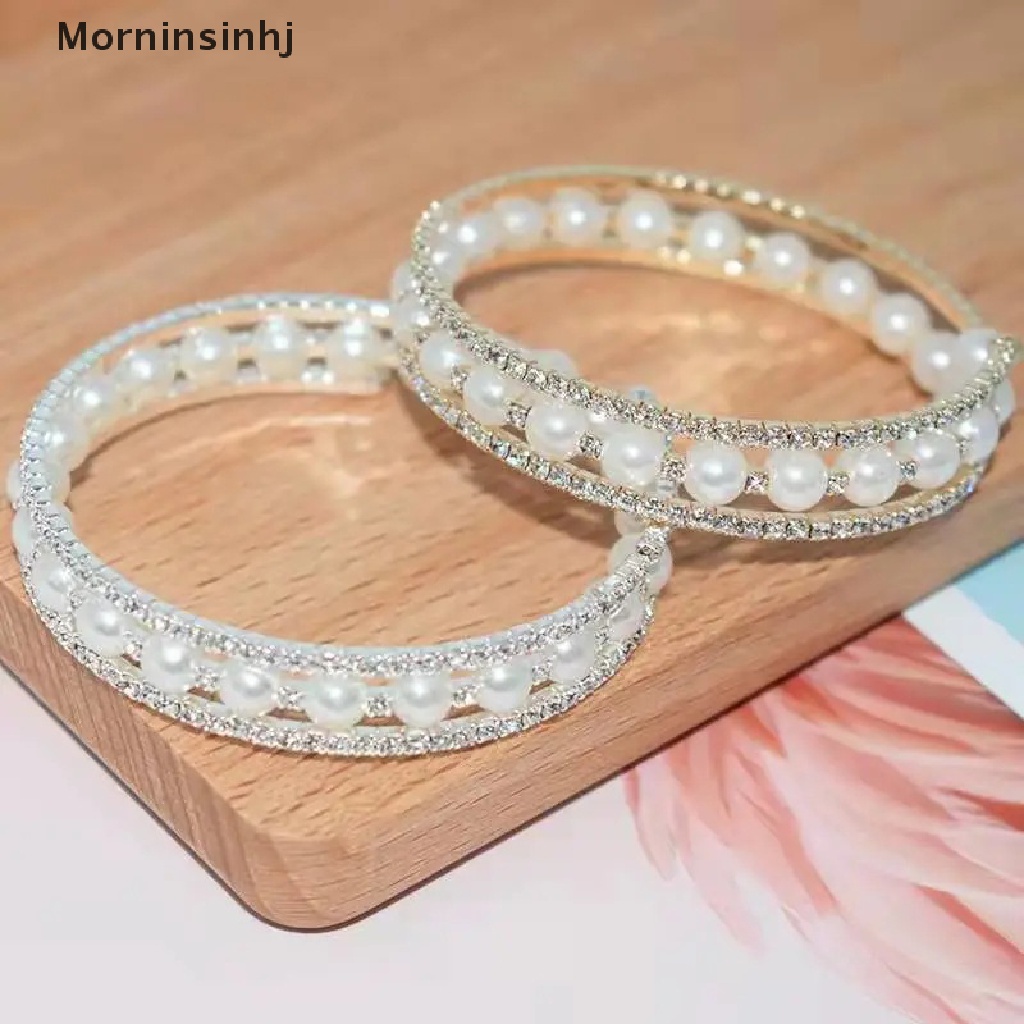 Gelang Multilayer Aksen Mutiara Imitasi Untuk Wanita