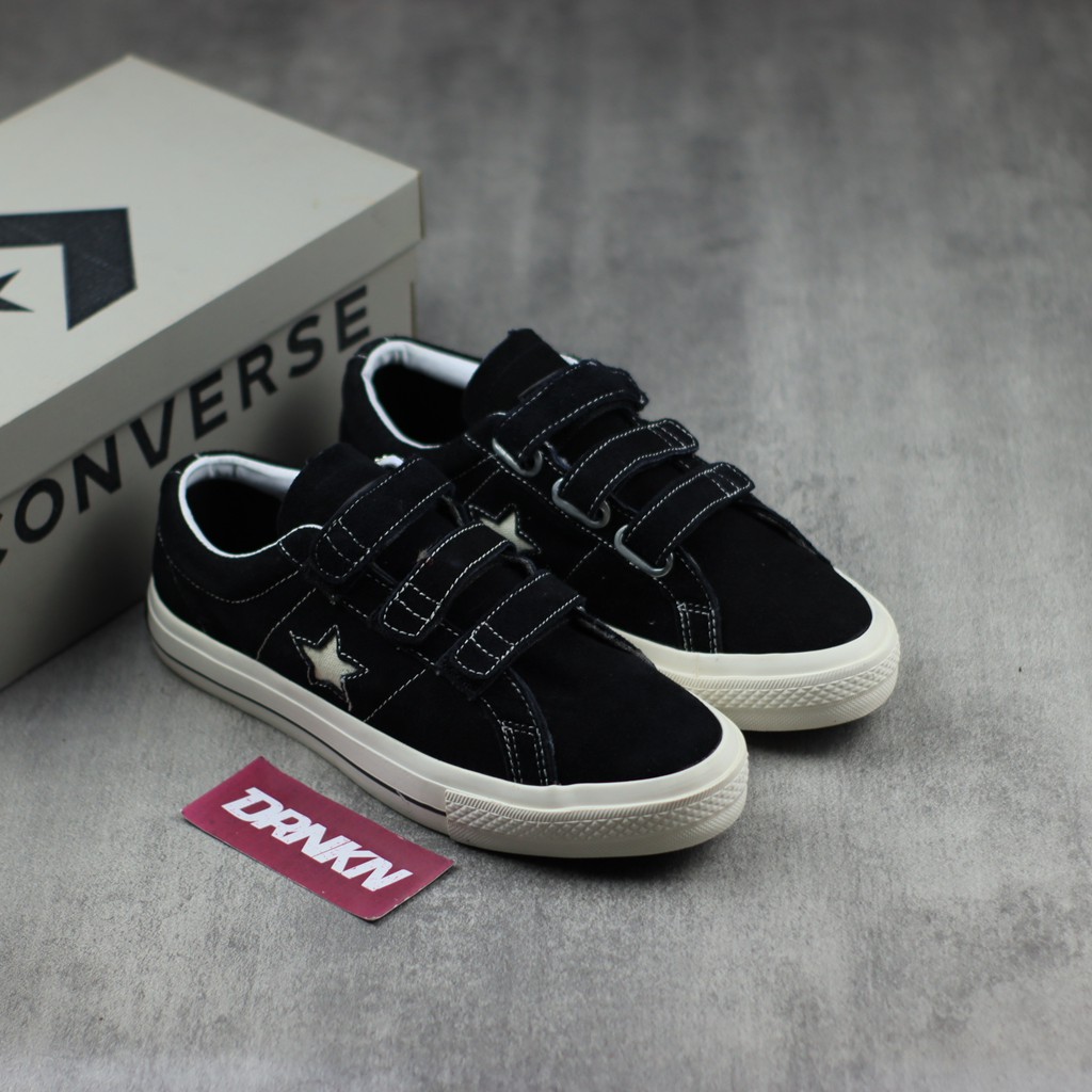 Sepatu CONVERSE ONE STAR PRO 3 VELCRO SUEDE OX Kualitas PREMIUM BNIB