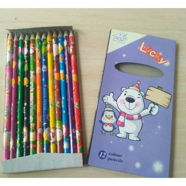 

Pensil Colour Lucky Star Colour Pensil size Medium Murah / Pensil Warna Murah