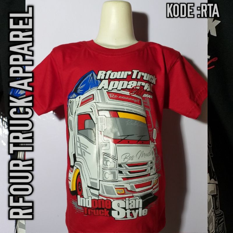 KAOS TRUCK ANAK /KAOS TRUCK OLENG ANAK / KAOS ANAK / KAOS TRUCK MANIA