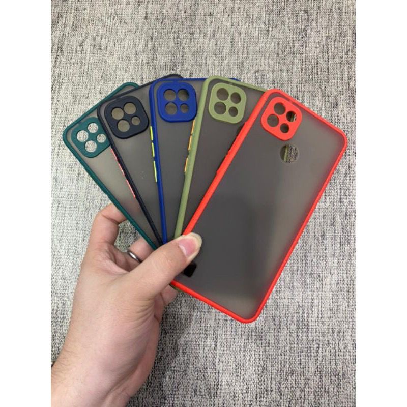 softcase realme C21y case dove + kamera matte transparan fuze  MY choice