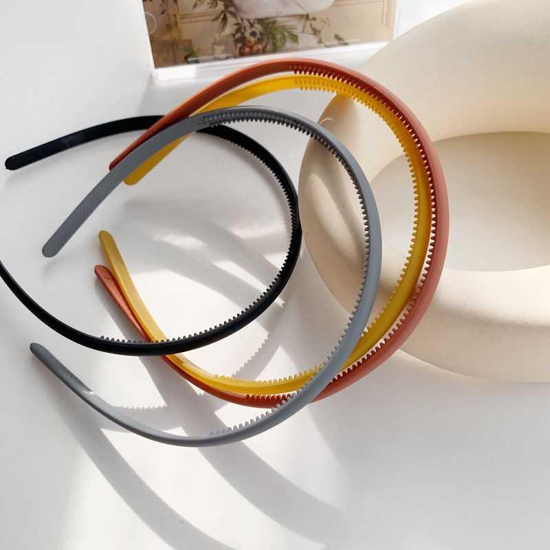 [ Korean INS Style Candy Color Headbands ] [ Girls Anti-Slip Simple Style Hair Hoop ] [Headwear For Washing Face Makeup]