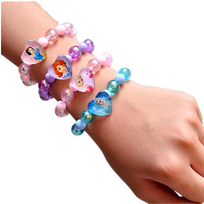 Ready Stock Frozen Elsa Girl Beads Bracelet Gift Kids Bracelet Gift