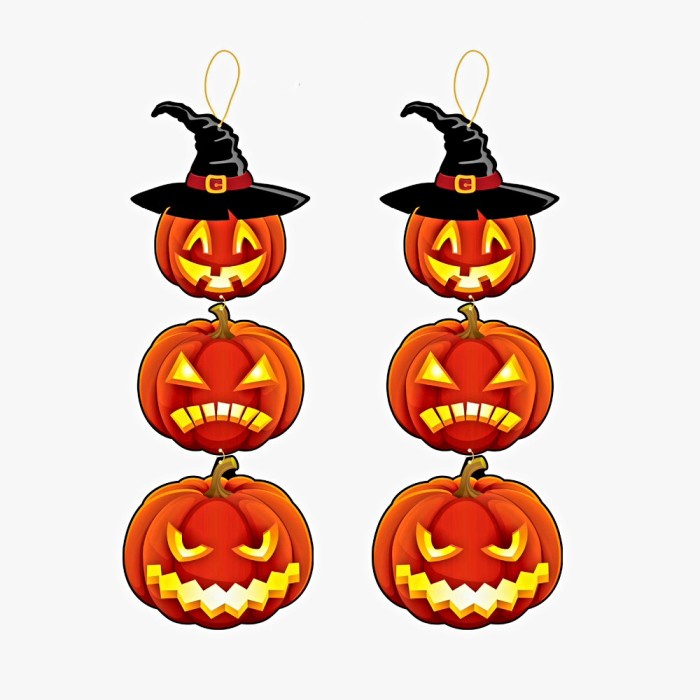 Gantungan Labu Susun Dekorasi Banner Pumpkin Jack O Lantern Halloween