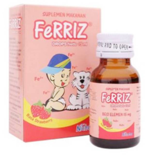 FERRIZ DROP 15 ML suplemen zat besi untuk bayi