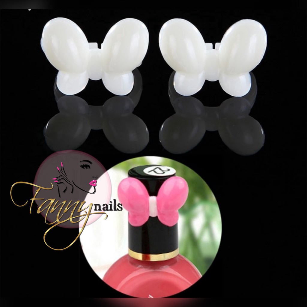 50pcs cincin display kutek kupu kupu butterfly nail display ring color Produk Good Quality