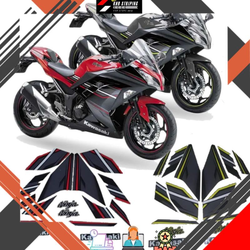 Striping kawasaki Ninja 250FI 2017 SE ABS Castom