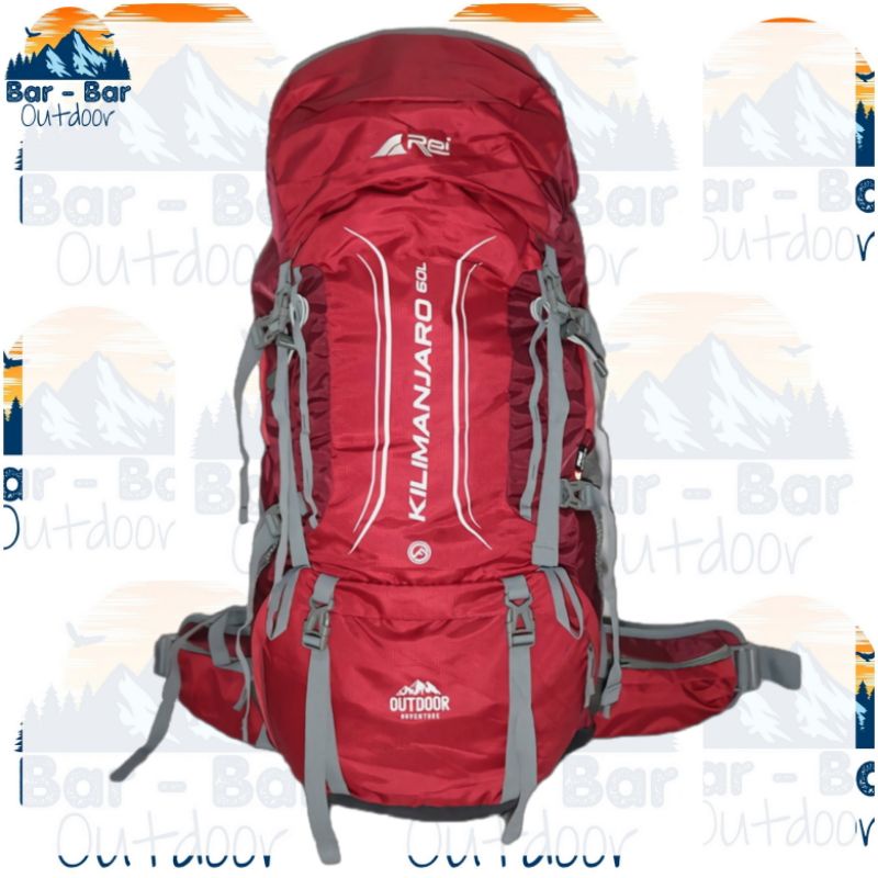 Tas Outdoor Tas Gunung Carrier Arei Rei Kilimanjaro 60L