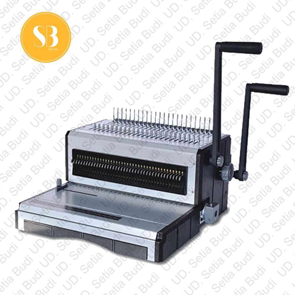 Mesin Jilid Spiral Kawat + Plastik GEMET 602D Asli dan Bergaransi