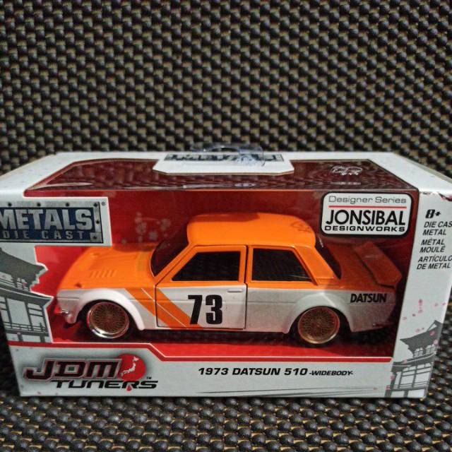 Jada 73 datsun 510 JDM tunner orange