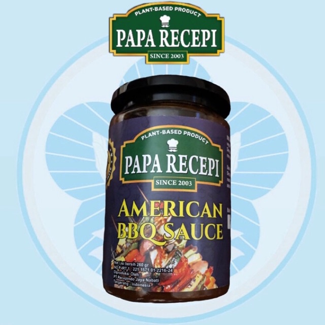 

Papa Recepi American BBQ Sauce Vegan Vegetarian BBQ Sauce