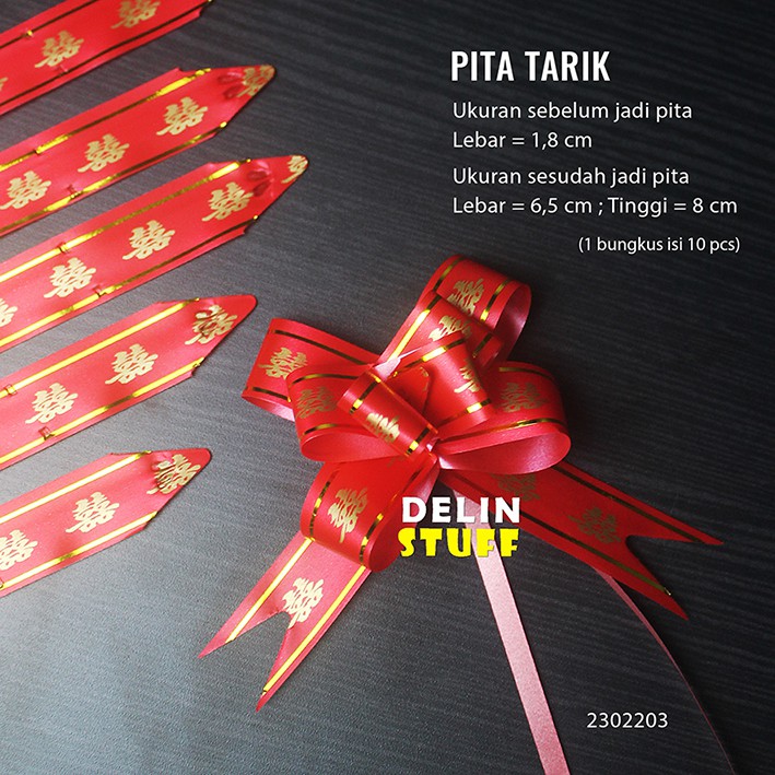 

Pita Serut Wedding / Pita Serut Sangjit Pernikahan / Pita Tarik isi 10 pcs 2302203