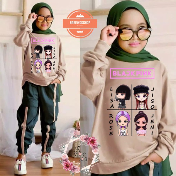 KD ST CACA KS baju anak perempuan set baju anak umur 7-9tahun setelan anak cewek lucu