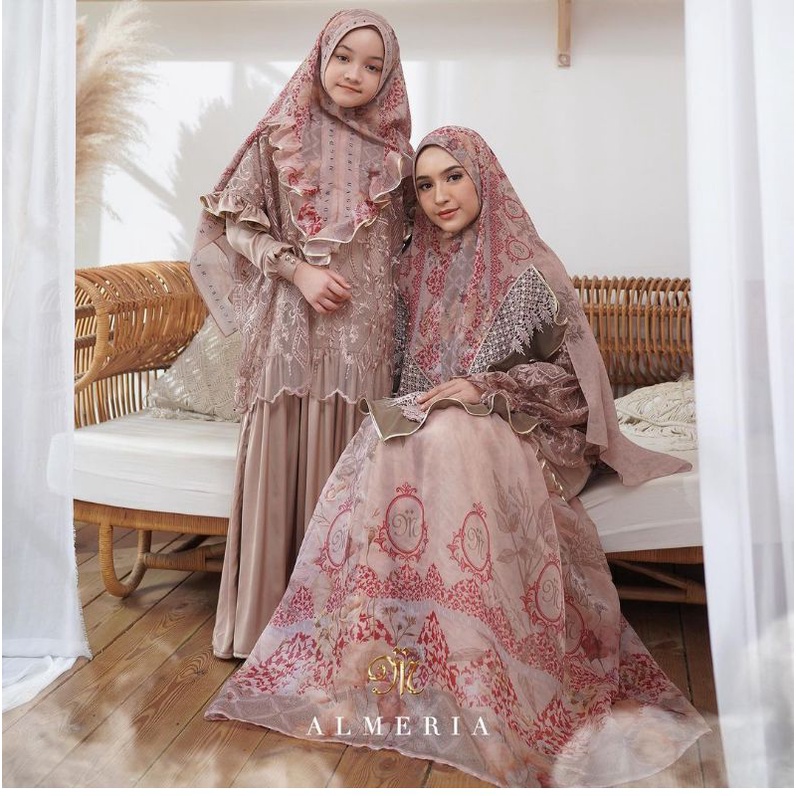 SET KHIMAR MAGDARA SYARI GAMIS ANAK DEWASA KOKO ALMERIA BASIC SIGNATURE ALHAMBRA GRANADA HUELVA SEVI
