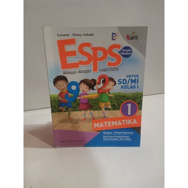 buku esps matematika kelas 1 SD