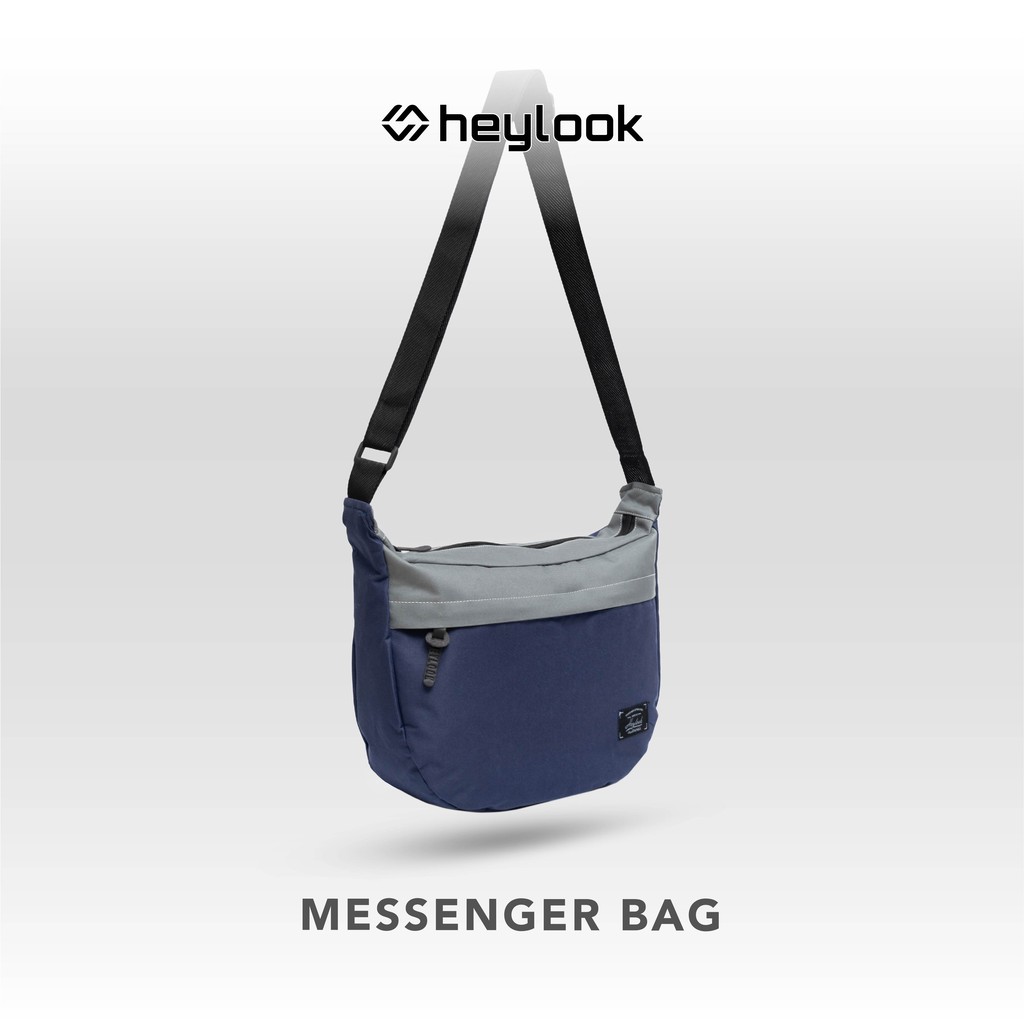 HEYLOOK Project - Tas Selempang Pria MESSENGER Bag Pria Sling Bag Post Man Distro Pria Original - Bisa Cod