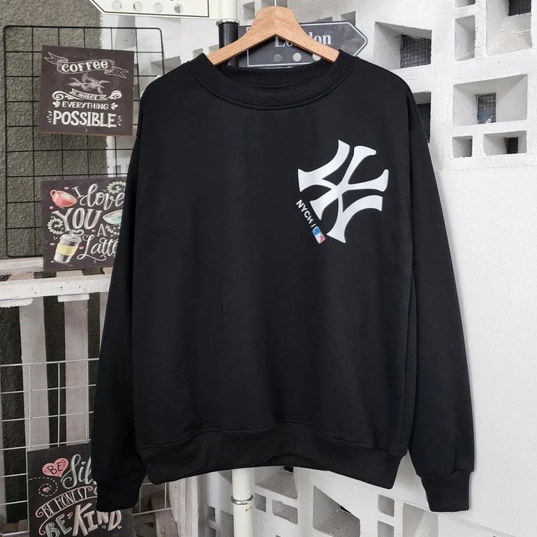 NYCH Sweater Sweatshirt Oversize Crewneck Unisex Gaya Sporty