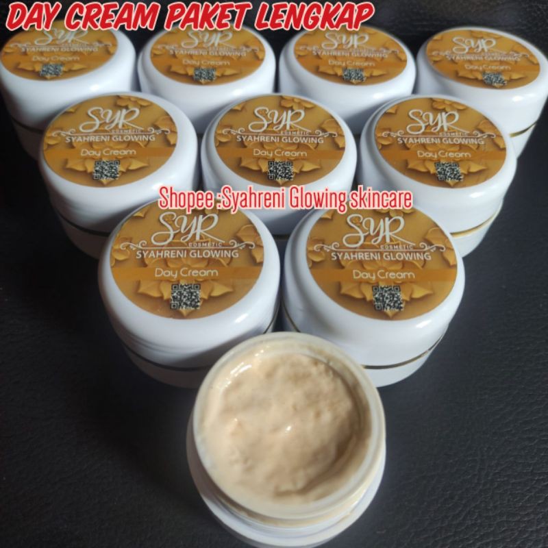 BISA COD BPOM skincare Day cream syr glowing lengkap original krim bedak siang syahraeni