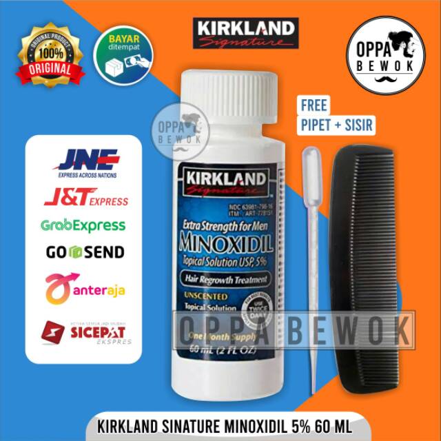 MINOXIDIL KIRKLAND Penumbuh Brewok Dan Rambut Jambang Dan Alis