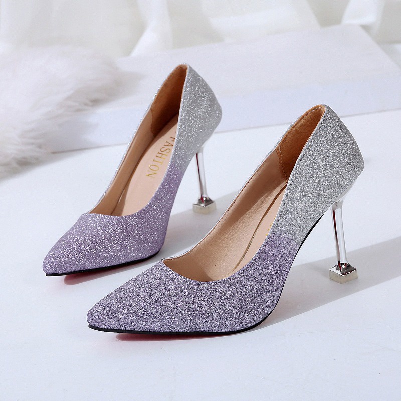 Sepatu High Heels Cewek Sepatu Kerja Hak Tinggi  Wanita Import Spatu Pesta Perempuan Formal SH-014