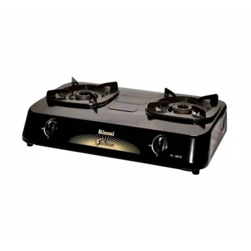 RI-302S KOMPOR GAS RINNAI / KOMPOR GAS 2 TUNGKU RI 302 S SUN BURNER / RINNAI RI302S