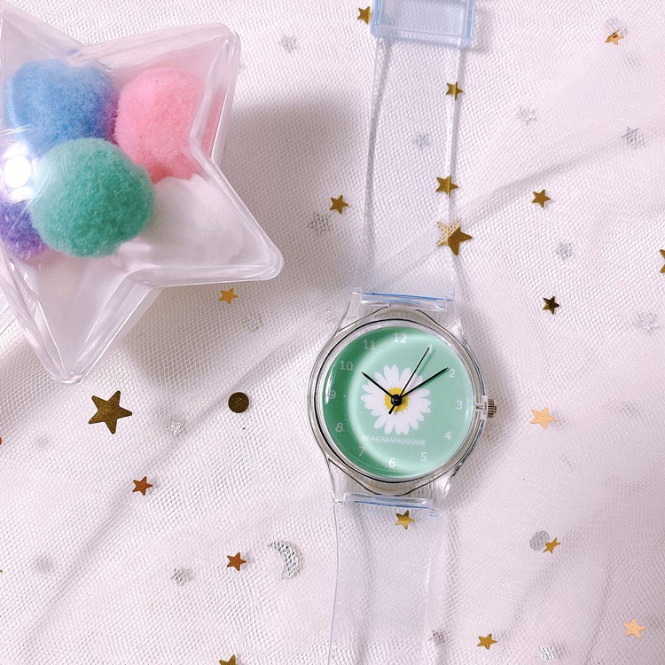Jam Tangan Elektronik Jelly Transparan Motif Kartun Untuk Anak Laki-Laki/Perempuan Daisy Watch-7