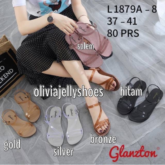  Sandal  tali silang glanzton  L1879 Shopee Indonesia