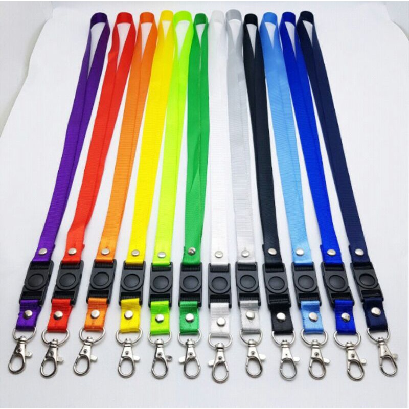 

Tali LANYARD STOPPER 1.5cm tali ID Card tali idcard polyster Name Tag 1,5 cm POLOS