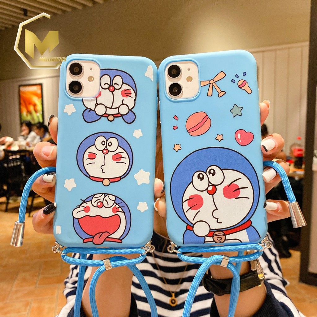 SS159 case Slingcase Lanyard Doraemon Xiaomi Redmi Note 4 4x 5a Prime 6 7 8 9 10x Pro 9s MA867