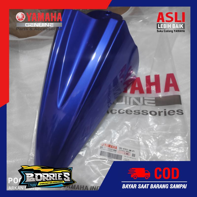 SPACKBOARD DEPAN MIO SPORTY 5TL BIRU TUA DPBMC ORI YGP SPAKBOR SLEBOR FENDER FRONT