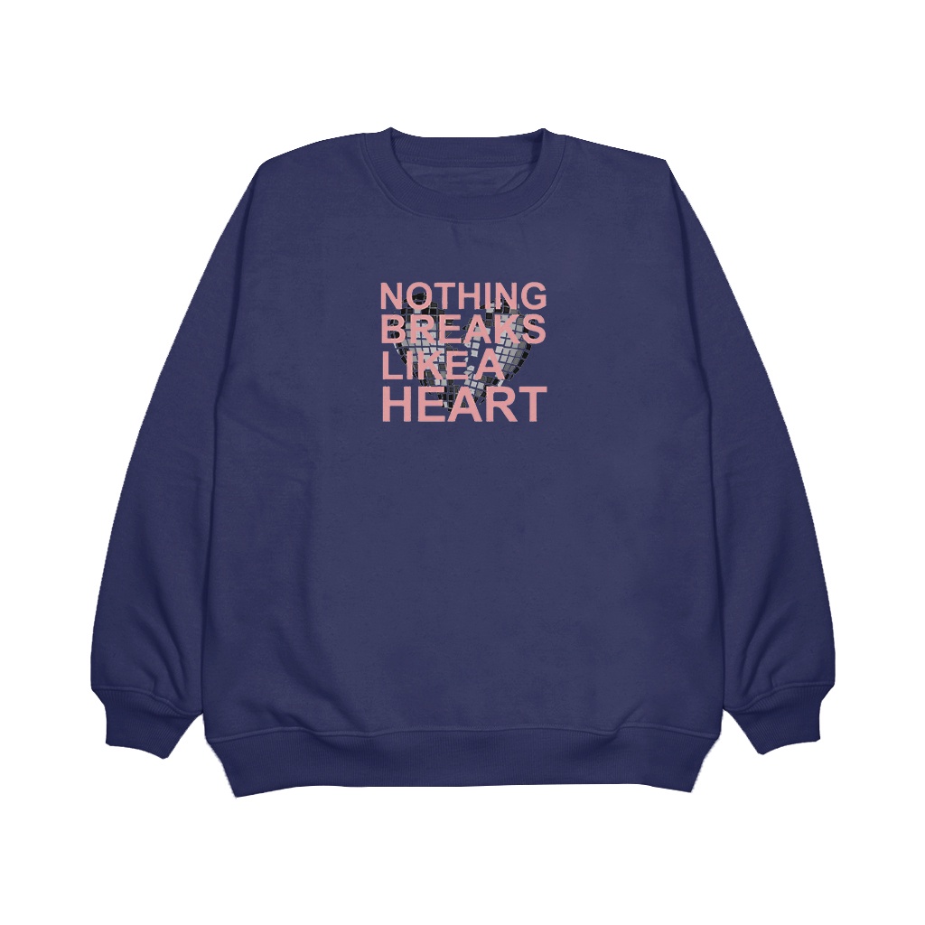 Sweater Pria / Wanita Crewneck ( Nothing ) Sweatshirt Bahan Fleece Tebal High Quality