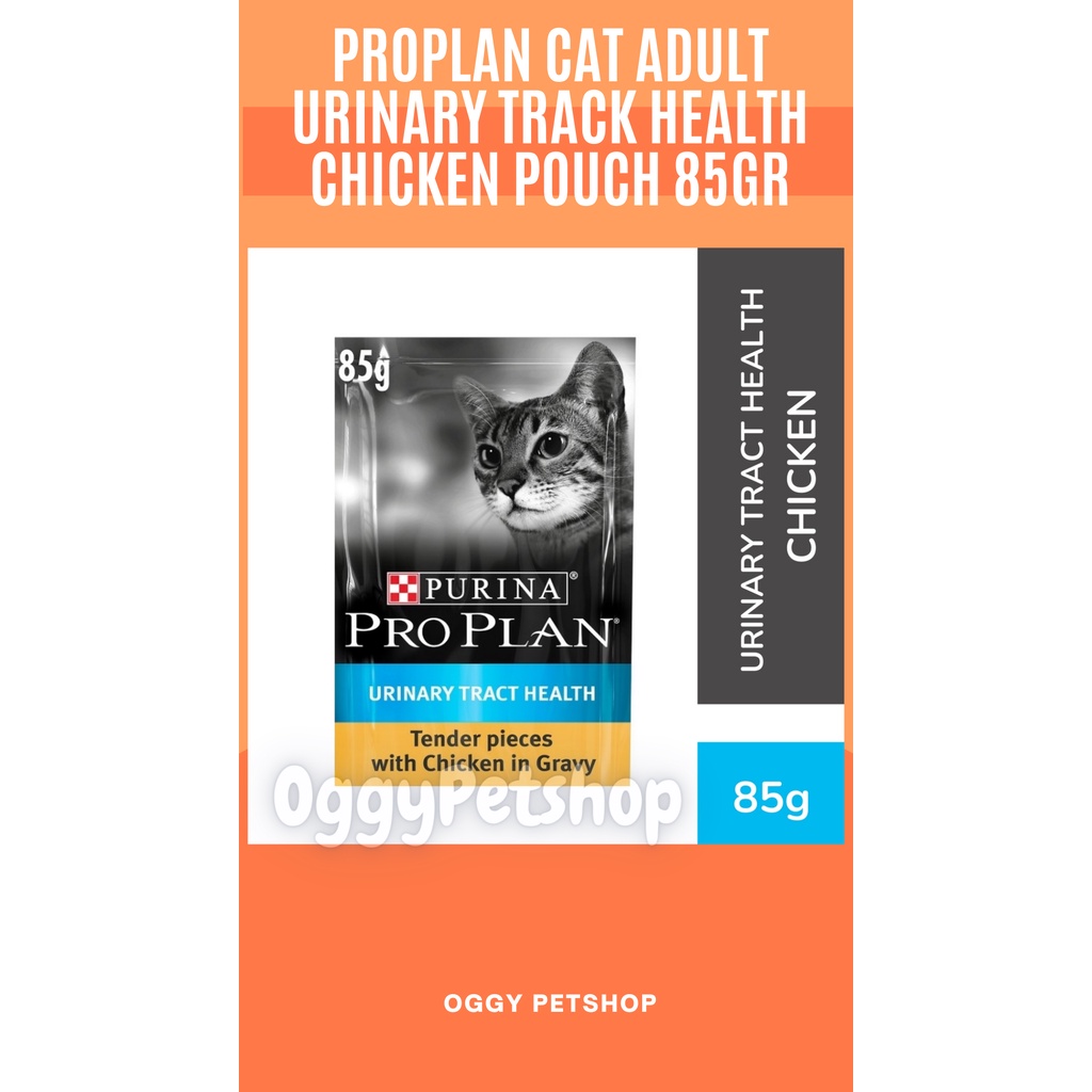 PROPLAN CAT ADULT URINARY TRACK HEALTH CHICKEN POUCH 85gr Makanan Kucing 85gram