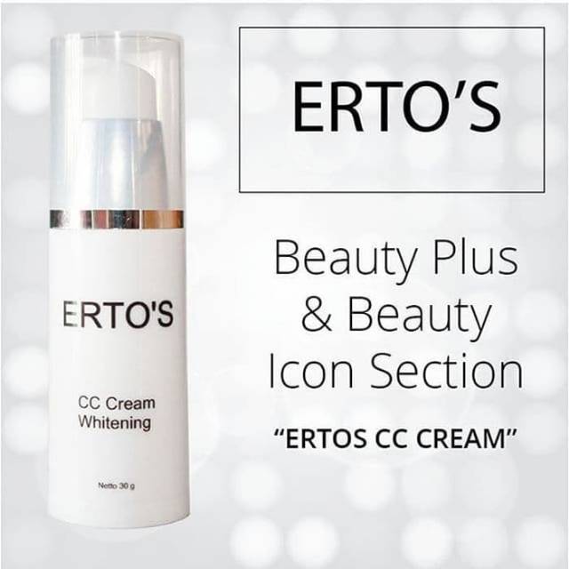 ERTOS CC Cream Whitening - Krim Pemutih Muka & Wajah - ERTO'S Skincare